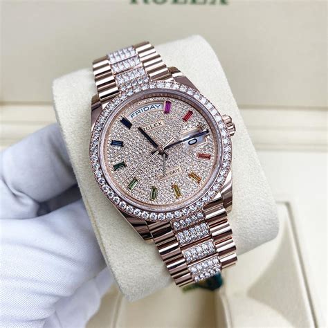 rolex day date rose gold 36mm leather|day date 36 rolex price.